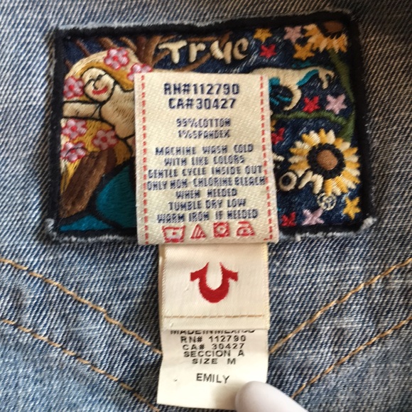 True Religion Emily Denim Jacket - Picture 12 of 15
